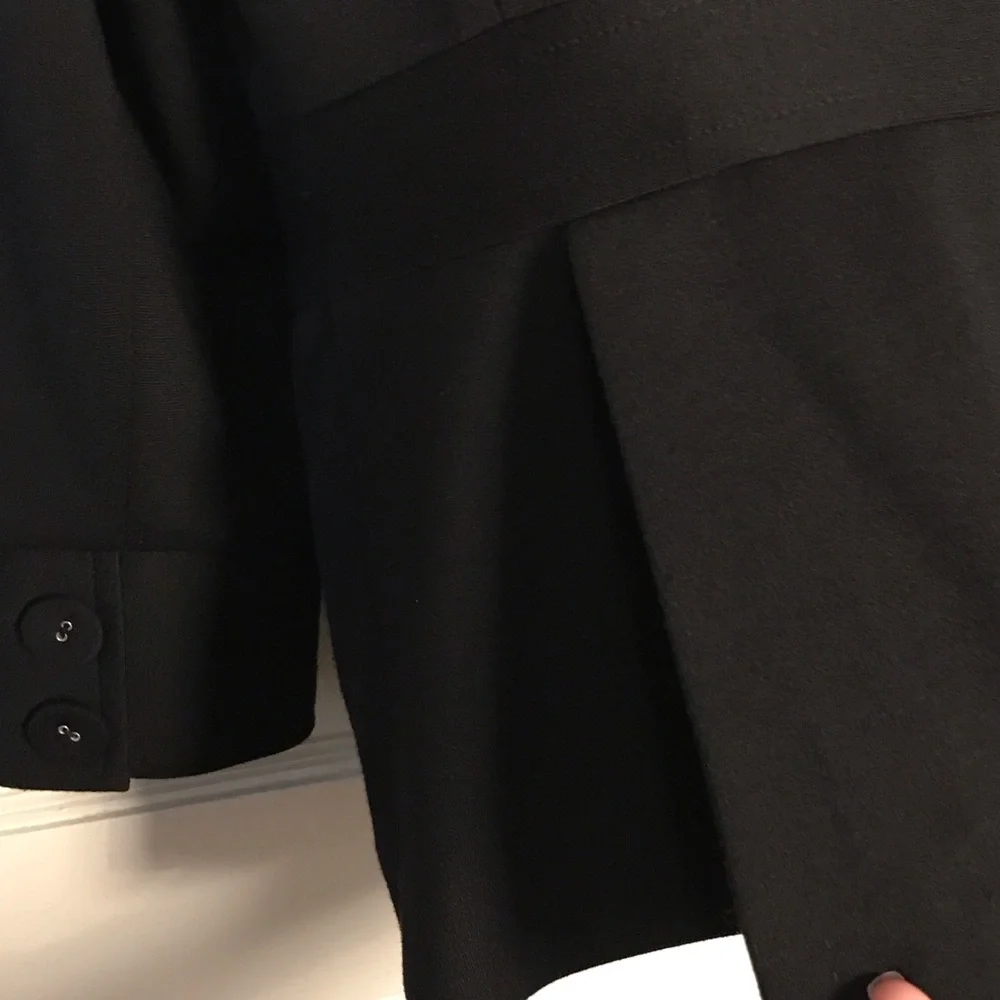 Sandro Black Blazer with Button Details - Picture 7 of 8